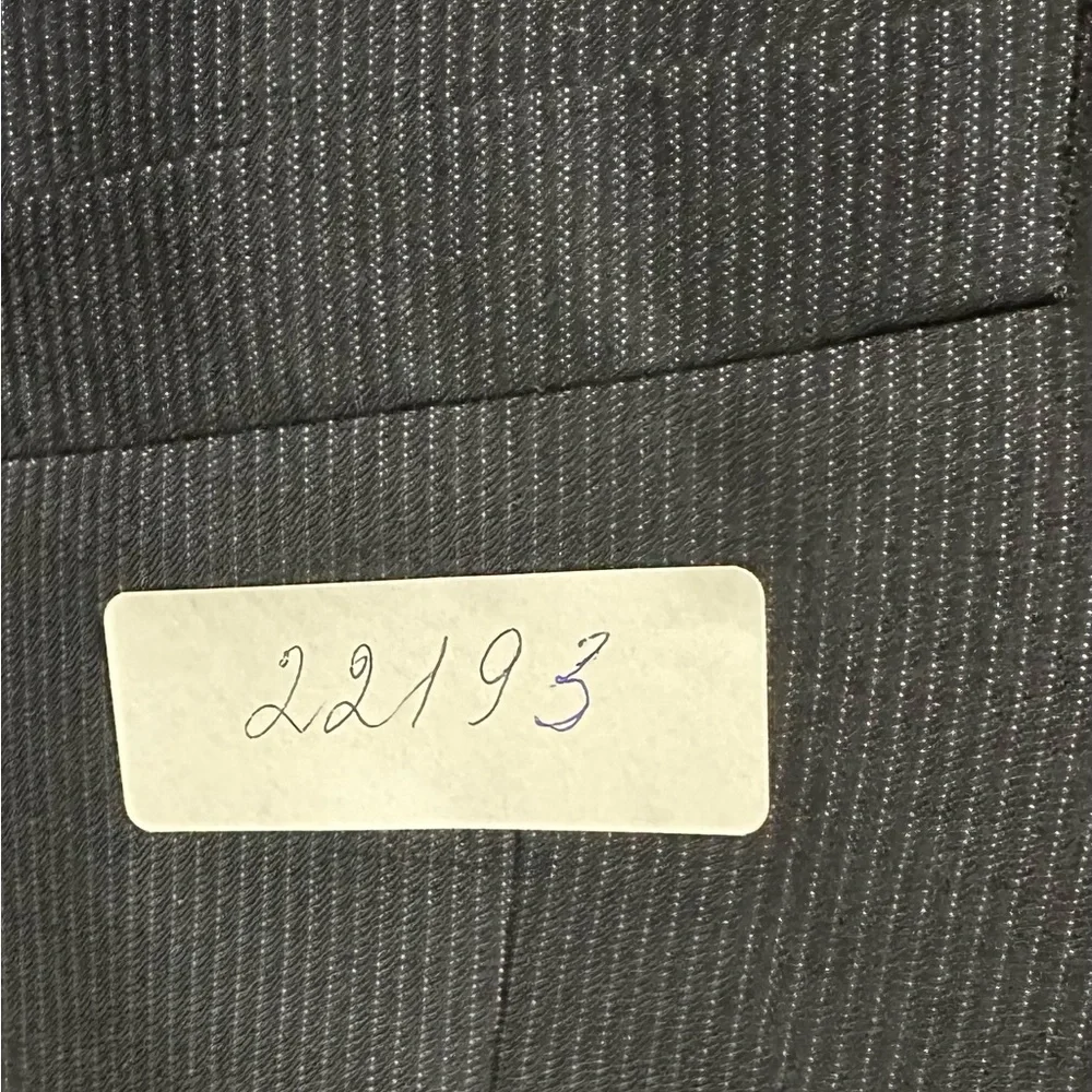 Ralph Ralph Laruen 46L Navy Blue 100% Wool Mens‎ Blazer Sport Coat Ribbed